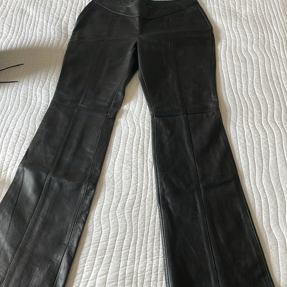 Genuine Harley-Davidson Leather Riding Pants - Picture 5 of 8